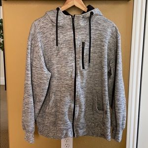 CSG Heathered gray hoodie